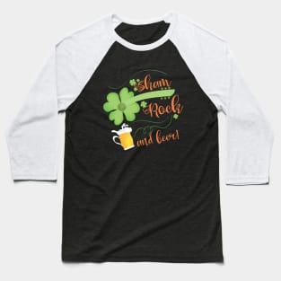 Shamrock and beer Baseball T-Shirt